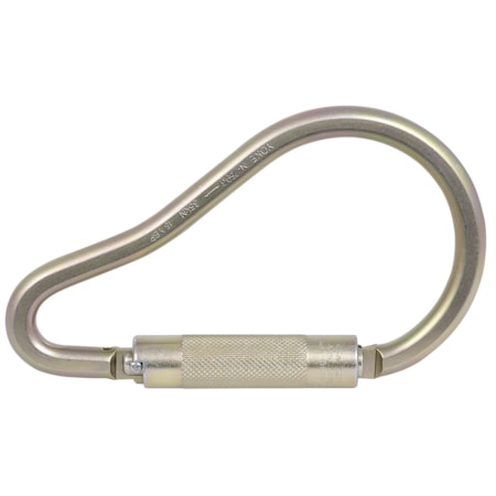 Lightweight 2 Double Locking Carabiner, Zinc Plated Steel